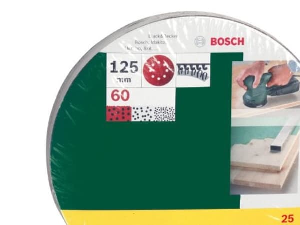 Bosch SLIBEBLAD EXCENTER 125MM K60 25 st PL