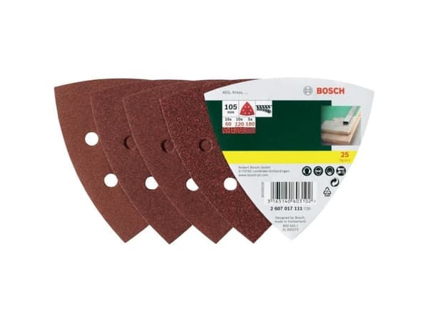 Bosch SLIBEBLAD DELTA 93MM P180 6 H 25 STK PL