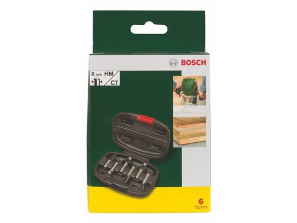 Bosch OVERFRÆSERSÆT HM Ø8MM 6 DELE PL