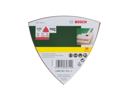 Bosch LEIKKURI TERÄ DELTA 105MM 6H 25 KPL PL