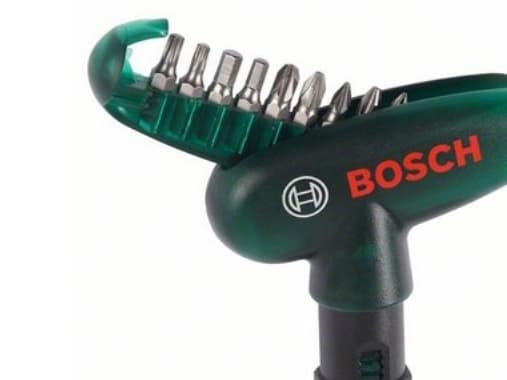 Bosch - Skrutrekker med spissett - 10 deler