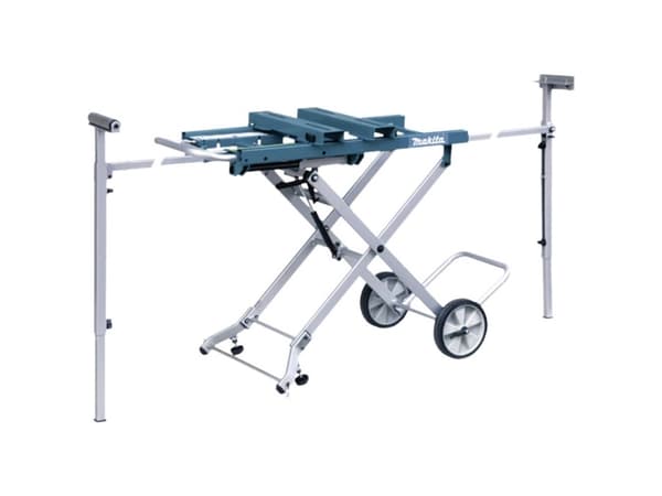 Makita WST05, Terästä, 4 jalkoja, 2 renkaita, Sininen, Harmaa, 500 mm, 117 cm