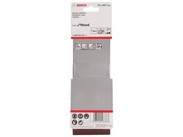 Bosch SLIBBON 75X457MM K60/80/100 3 PAKETTIA