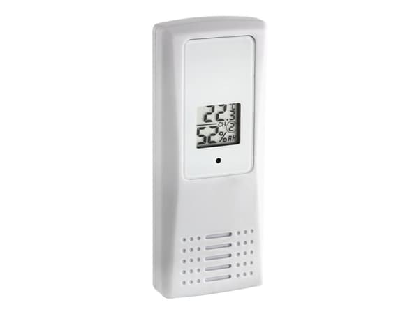 TFA Klima-Monitor - Värmehygrometer - digital - grå