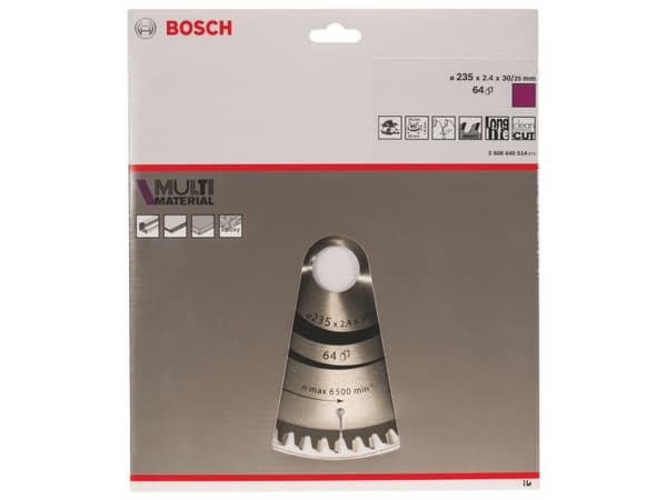 Bosch RUNDSAVKLINGE MULTI 235X2,4X30MM 64 TDR