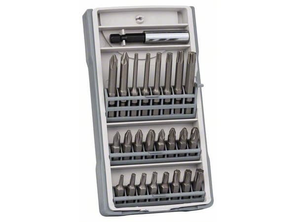 Bosch - Ruuvimeisselisarja - 25 kpl - T10, T15, T20, T25, T30, T40, PH2, PZ2 - pituus: 25 mm, 49 mm