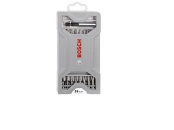 Bosch - Ruuvimeisselisarja - 25 kpl - T10, T15, T20, T25, T30, T40, PH2, PZ2 - pituus: 25 mm, 49 mm
