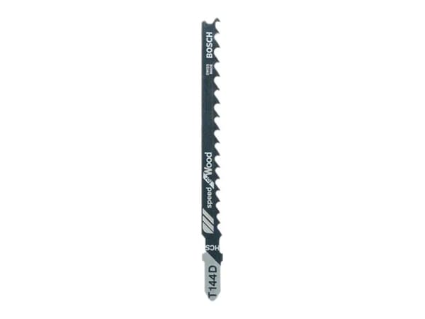 Bosch speed for Wood T 144 D - Sticksågblad - för spånskiva, plywood, fiberplatta, mjuka träslag - 5 delar - längd: 100 mm