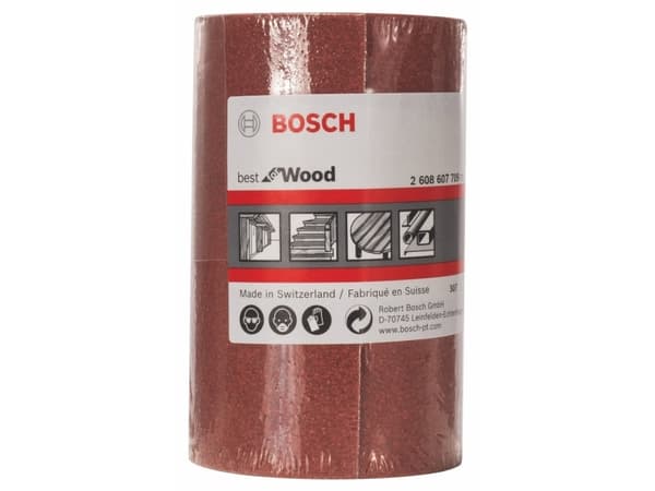 Bosch Best for Wood - Sliprulle - för trä - grus: 120 - 93 mm x 5 m