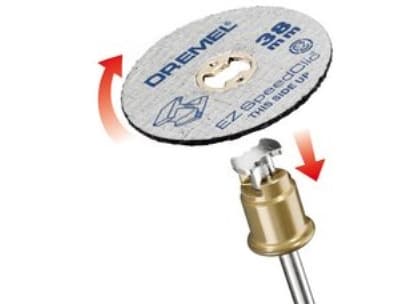Dremel EZ SpeedClic SC456 - Skjæreplate - for metall - 38 mm (en pakke 5) - for EZ SpeedClic SC402