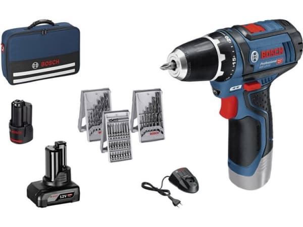 Bosch GSR 10.8-2-LI, Boremaskin med pistolgrep, 1,9 cm, 1 cm, 400 RPM, 1300 RPM, 15 Nm