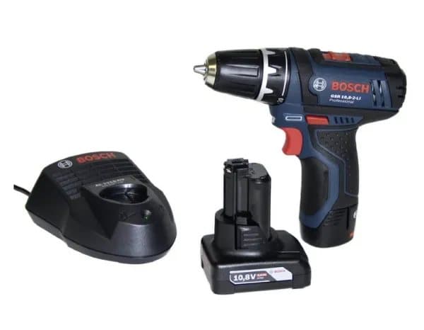 Bosch GSR 10.8-2-LI, Boremaskin med pistolgrep, 1,9 cm, 1 cm, 400 RPM, 1300 RPM, 15 Nm