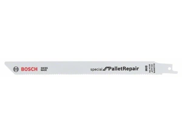 Bosch Special for Pallet Repair S 1125 VFR - Sågblad - för trä med spikar - 5 delar - längd: 225 mm - bredd: 19 mm