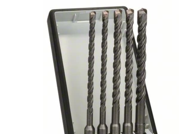 Bosch Robust Line SDS-plus-5 - Poranteräsarja - 5 kpl - 6 mm, 8 mm, 10 mm - SDS-plus - pituus: 165 mm