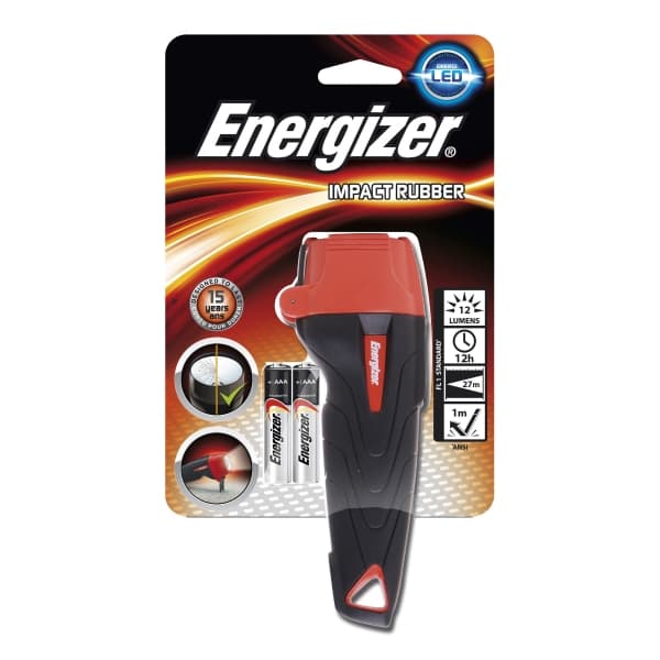 Energizer 7638900326307, Lommelykt, Svart, Rød, AAA, Alkalinsk, 1,5 V