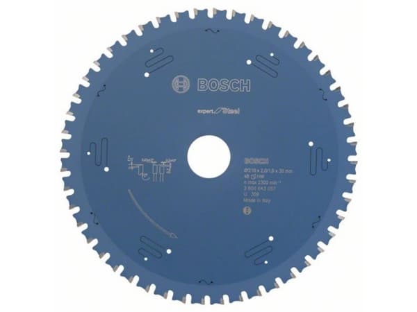 Bosch Expert for Steel - Sirkelformet sagblad - for stål - 210 mm - 48 tenner