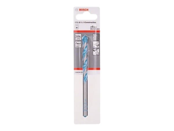 Bosch MultiConstruction CYL-9 - Borr - för flera funktioner - 8 mm - längd: 120 mm