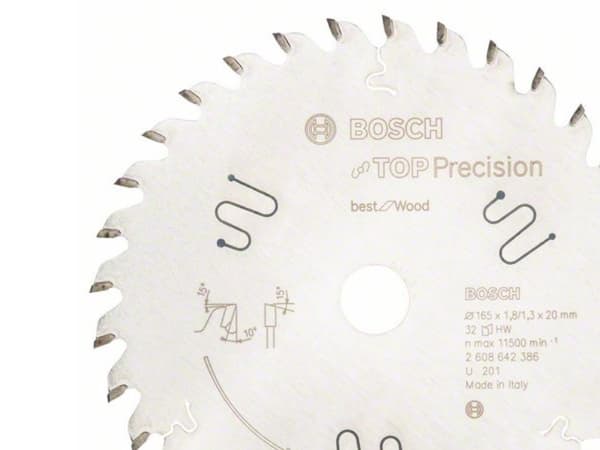 Bosch RUNDSAVKLINGE TOP WOOD 165X20MM 32T 32T