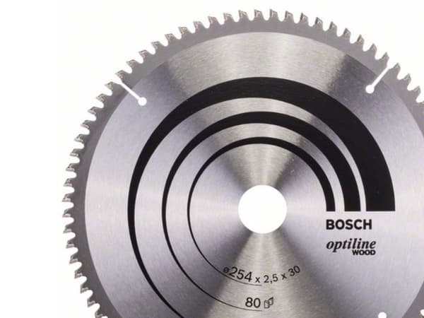 Bosch RUNDSAVKLINGE 254X30MM 2,5MM80T -5GR TRÆ