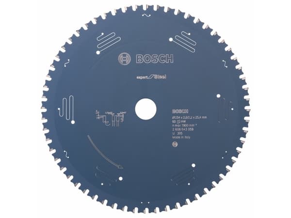Bosch RUNDSAVKLKLKLINGE EXP STEEL 254X25,4MM 60T