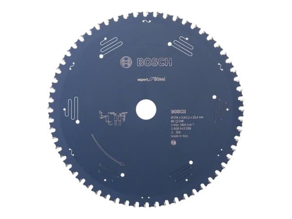 Bosch RUNDSAVKLKLKLINGE EXP STEEL 254X25,4MM 60T