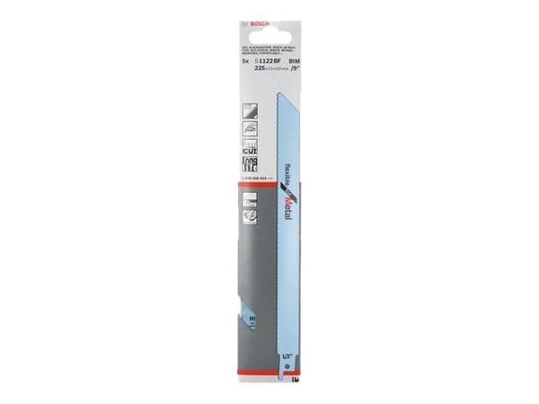 Bosch flexible for Metal S 1122 BF - Savklinge - for rør, plademetal, profiler - 5 stykkeriä