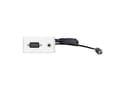 Miniatyrbild 2 av 5: Microconnect WI221276, Vit, Varje varumärke, HDMI + 3.5mm, 66,1 mm, 31,9 mm, 1 styck
