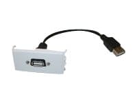 VivoLink - Strömuttag - USB 3.0 Type A Vit