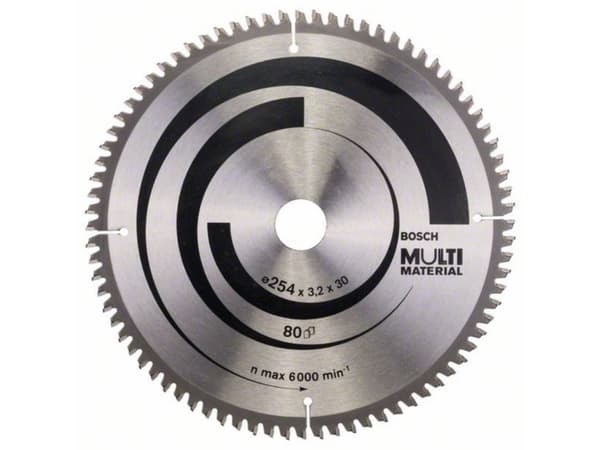 Bosch RUNDSAVKLINGE Ø254X30MM 80T -5GR ALU Ø254X30MM 80T -5GR ALU