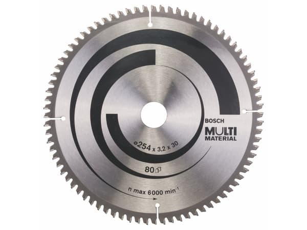 Bosch RUNDSAVKLINGE Ø254X30MM 80T -5GR ALU Ø254X30MM 80T -5GR ALU