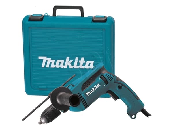 Makita HP1641K, Borr med pistolgrepp, utan nyckel, 1,3 cm, 2800 RPM, 3 cm, 1,3 cm