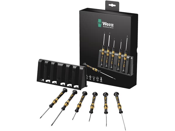 Wera 1578 A/6 ESD, plast, svart/gul