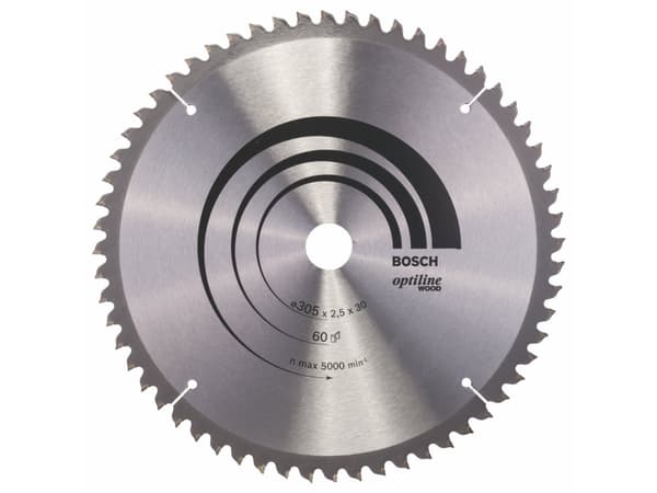 Bosch RUNDSAVKLINGE Ø305X30MM 60T -5GR TRÆ