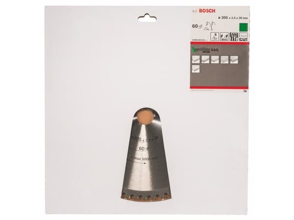 Bosch RUNDSAVKLINGE Ø305X30MM 60T -5GR TRÆ