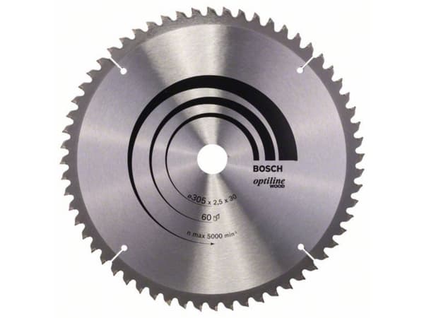 Bosch RUNDSAVKLINGE Ø305X30MM 60T -5GR TRÆ