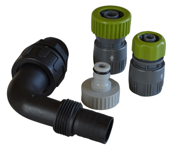 AL-KO 1" vinkelstuds m/fitting for trykpumpe