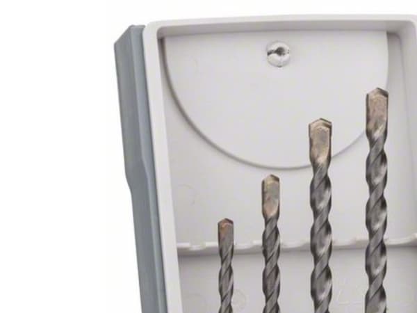 Bosch CYL-3 - Borsett - for betong, murverk, kalkstein, stein, kunstig stein - 5 deler - 5 mm, 6 mm, 8 mm, 4 mm - lengde: 75 mm, 85 mm, 100 mm, 120 m