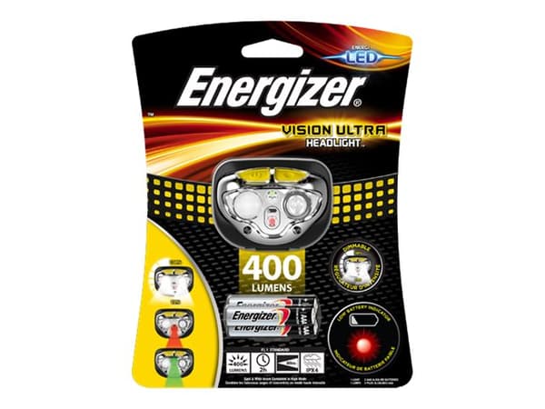 Energizer Vision Ultra HDE32 - Hodelykt - LED - green/red/white light