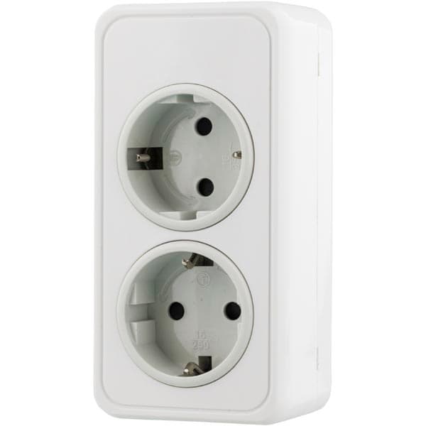 Surface-mounted rotation wall socket