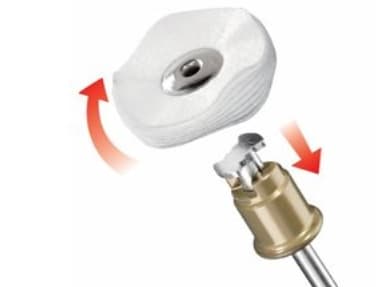 Dremel 423S, Poleringsskive, 3,2 mm, 2,5 cm, Hvit