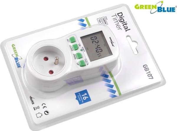GreenBlue timer - digital timer 16 program max 240 program Tysk version (GB107)