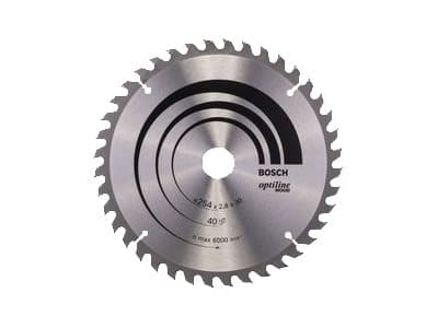 Bosch RUND SAW OPTI 254X30X2,8MM 40T 20GR WOOD