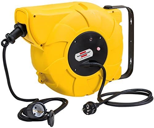 Brennenstuhl 9+2m H07RN-F3G1,5, 11 m, IP44, Muovi, Musta, Keltainen, 1 AC-pistorasia(a), Musta