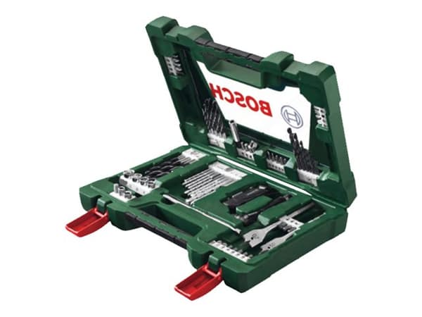Bosch V-Line - Ruuvimeisseli- ja poranteräsarja - puulle, metallille, kivelle - uppokolo, kierrepiikki, lapiopiikki - 68 kpl - torx, phillips, pozidr
