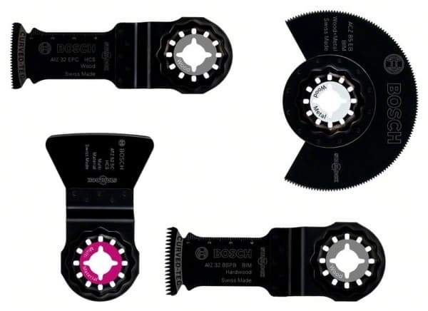 Bosch - Sagbladsett - for tre, laminat, parkett, laminerte paneler - 4 deler