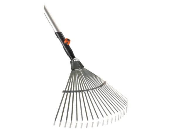Gardena 3022-20, Trädgårdsräfsa, Svart, Rostfritt stål, Stål, Trä, 50 cm, 130 cm