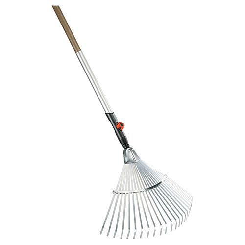 Gardena 3022-20, Trädgårdsräfsa, Svart, Rostfritt stål, Stål, Trä, 50 cm, 130 cm
