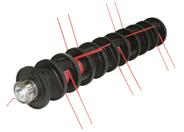 AL-KO Luftervalse kpl. Motor:F. 38 VLB/38 P