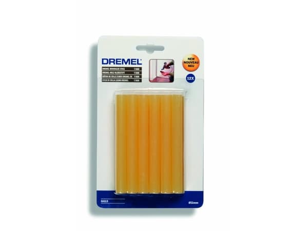 Dremel GG13 - Smeltelimpinne - for tre - 12 deler - 11 mm - lengde: 100 mm