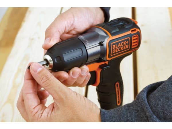 Black & Decker ASD18KB-QW, Boremaskin med pistolgrep, Sort, Oransje, 1 cm, 2,5 cm, 1 cm, 800 RPM
